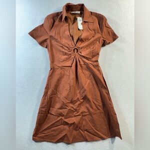 Abercrombie & Fitch O-Ring Shirt Dress